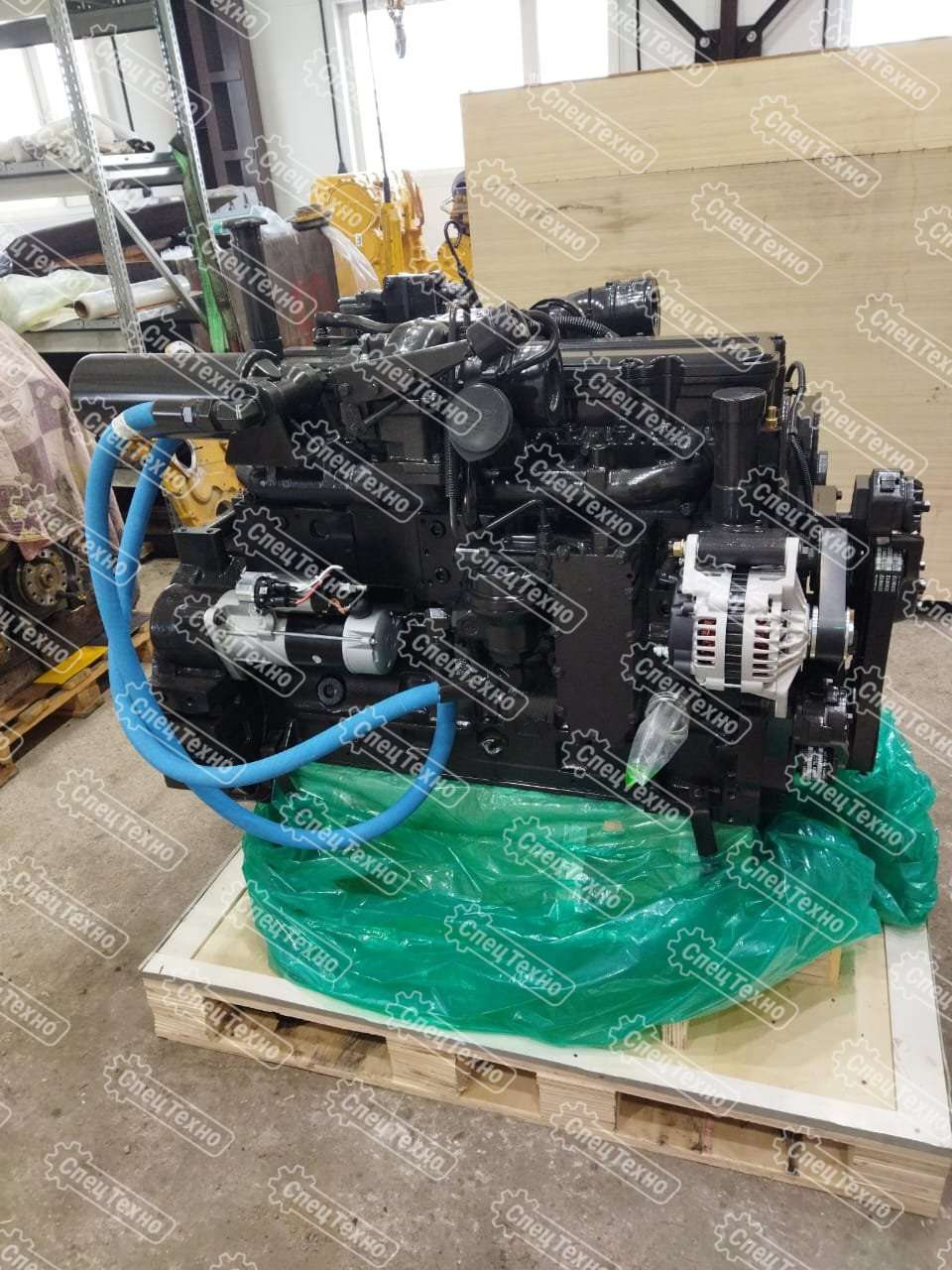 ДВС Komatsu SAA6D114E-3 для экскаваторов PC300-8, PC300LC-8, PC350-8, PC350LC-8; бульдозеров D65WX-15E0, D65PX-15E0, D65EX-15E0