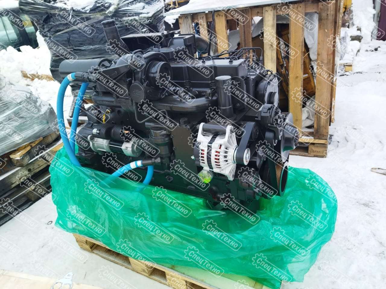 ДВС Komatsu SAA6D114E-2 для экскаваторов Komatsu PC300-7, PC300LC-7, PC350-7, PC350-7-AA